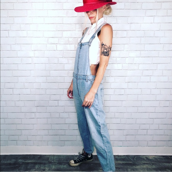 Pants - Forever 21 Denim Overalls